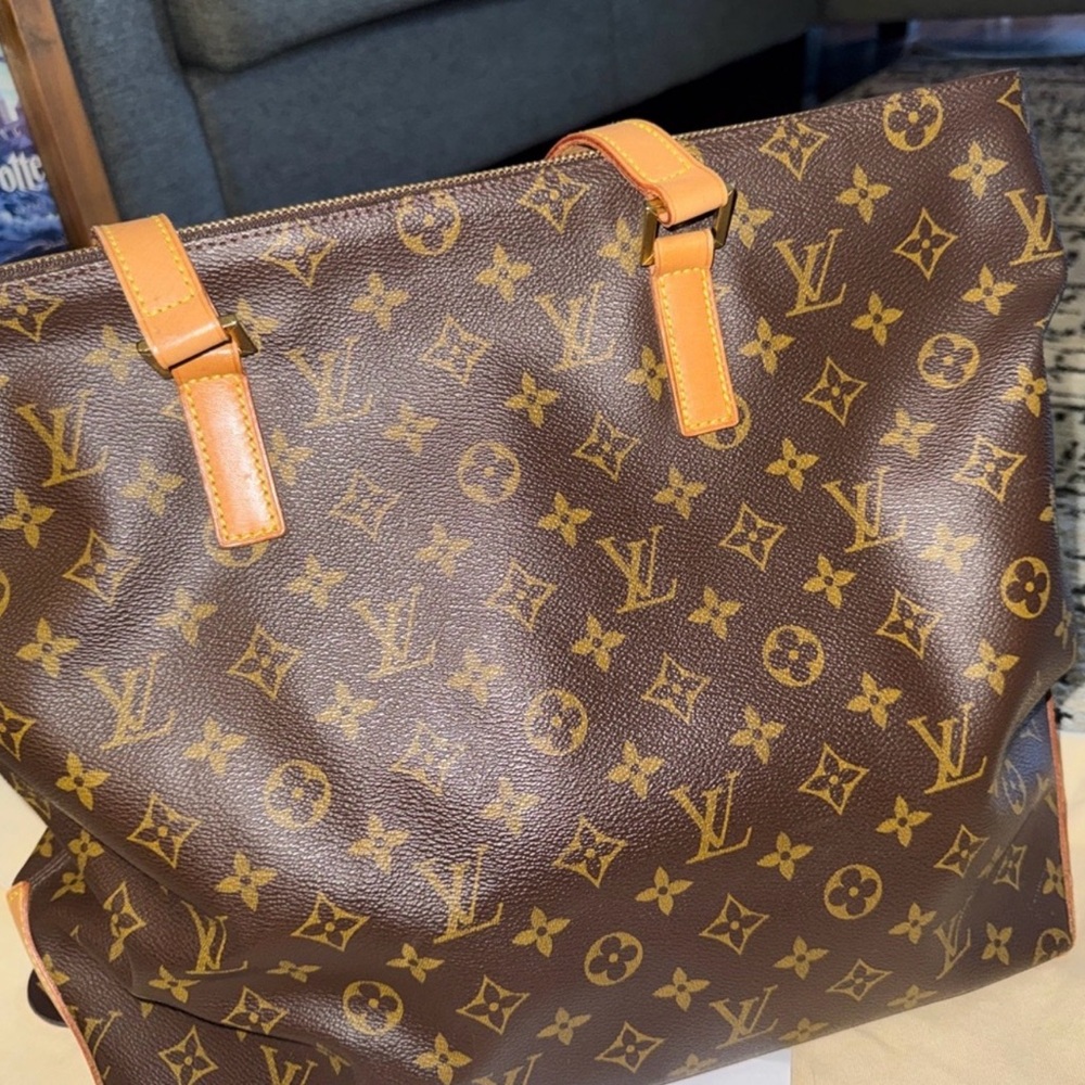 Louis Vuitton Monogram Canvas Tote with Vachetta Leather Straps - Picture 4 of 6